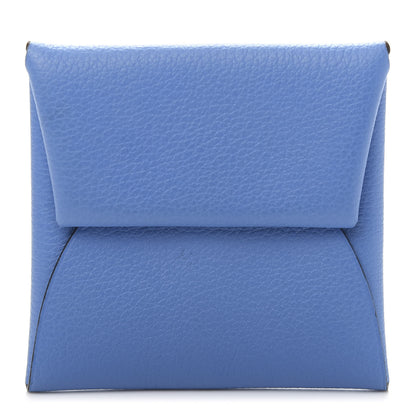 Hermes Evercolor Verso Bastia Coin Purse Bleu Paradise Orange 1 of 11