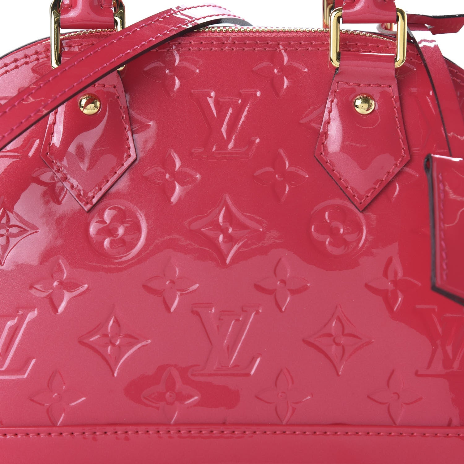 Louis Vuitton Vernis Alma BB Hot Pink 9 of 9