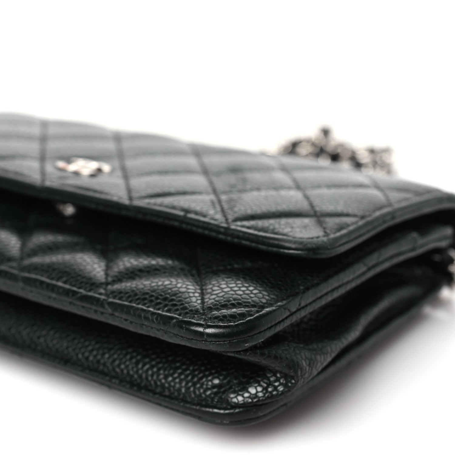 Chanel Caviar Quilted Wallet on Chain WOC Black 11 of 15