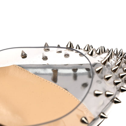 Christian Louboutin PVC Specchio Spikoo 70 Pumps 35 Light Gold 8 of 10