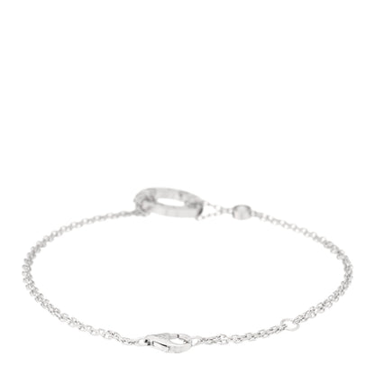 Cartier 18K White Gold Diamond LOVE Bracelet 2 of 4