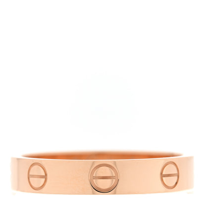 Cartier 18K Pink Gold 3.5mm LOVE Wedding Band Ring 54 7 1 of 4