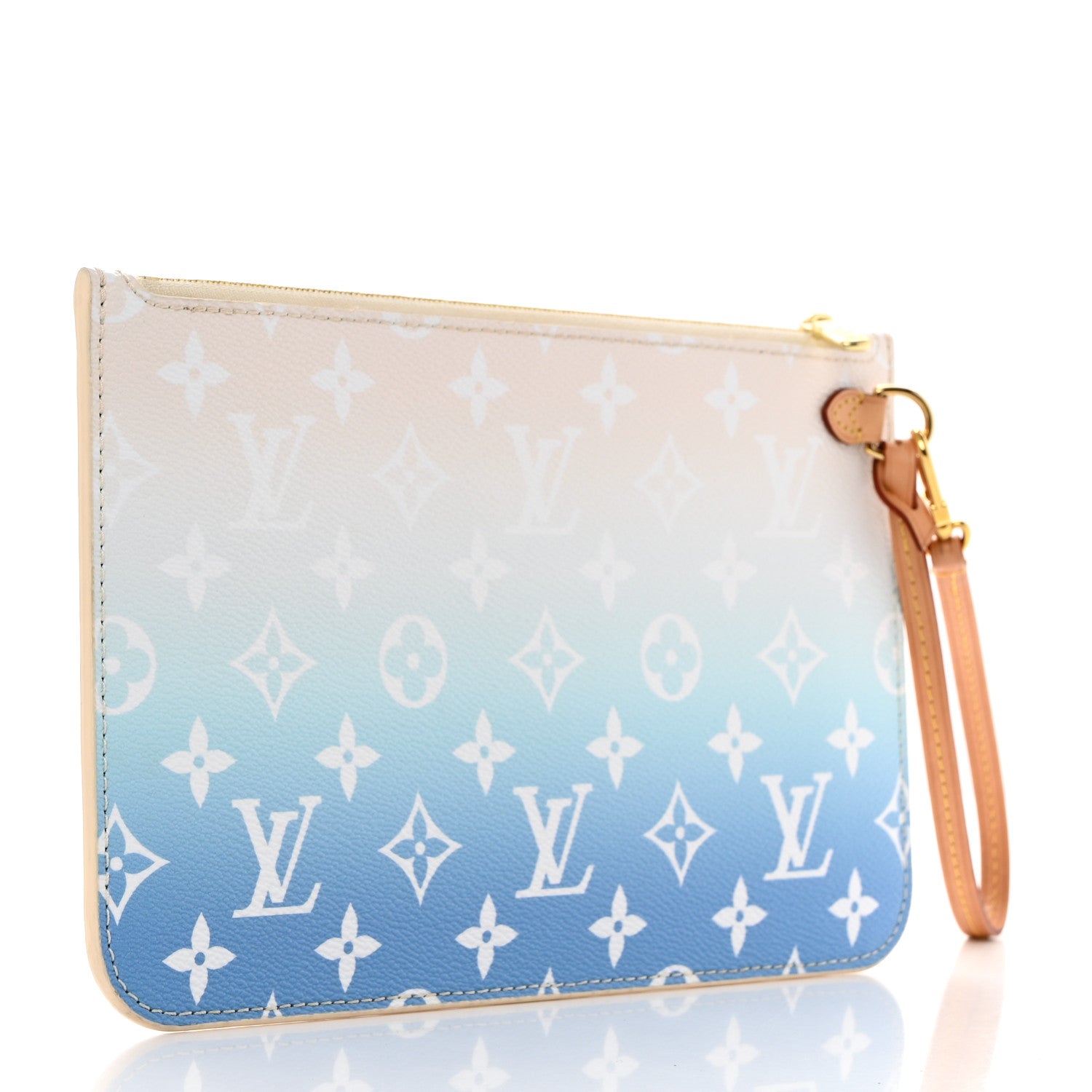 Louis Vuitton Monogram By The Pool Neverfull MM Pochette Blue 3 of 6