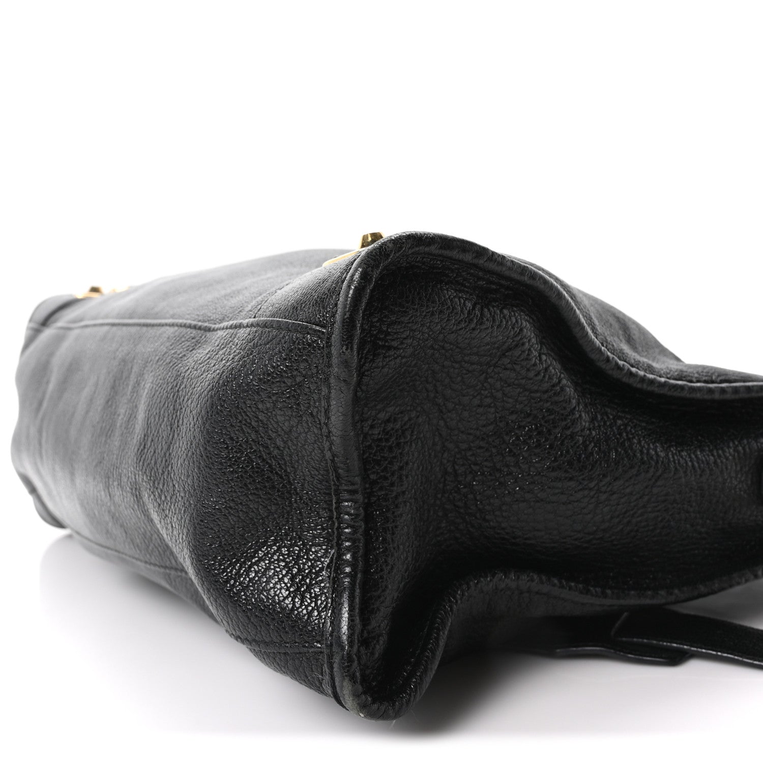 Balenciaga Chevre Gold Metallic Edge Hardware City Black 11 of 11
