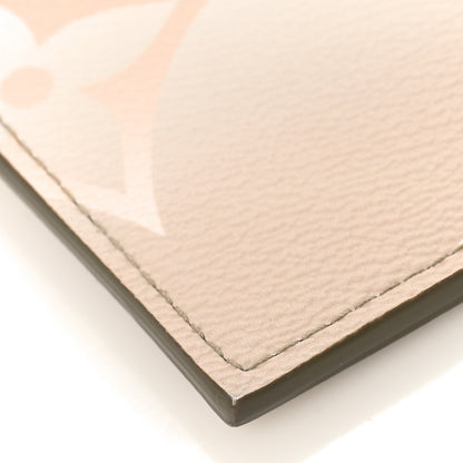 Louis Vuitton LOUIS VUITTON Monogram Giant Spring In The City Slim Purse Sunset Kaki 7 of 9
