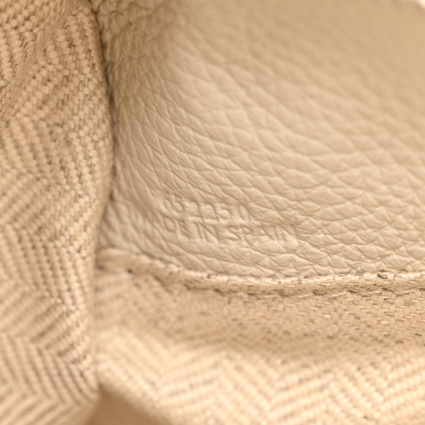 Grained Calfskin Small Puzzle Bag Soft White