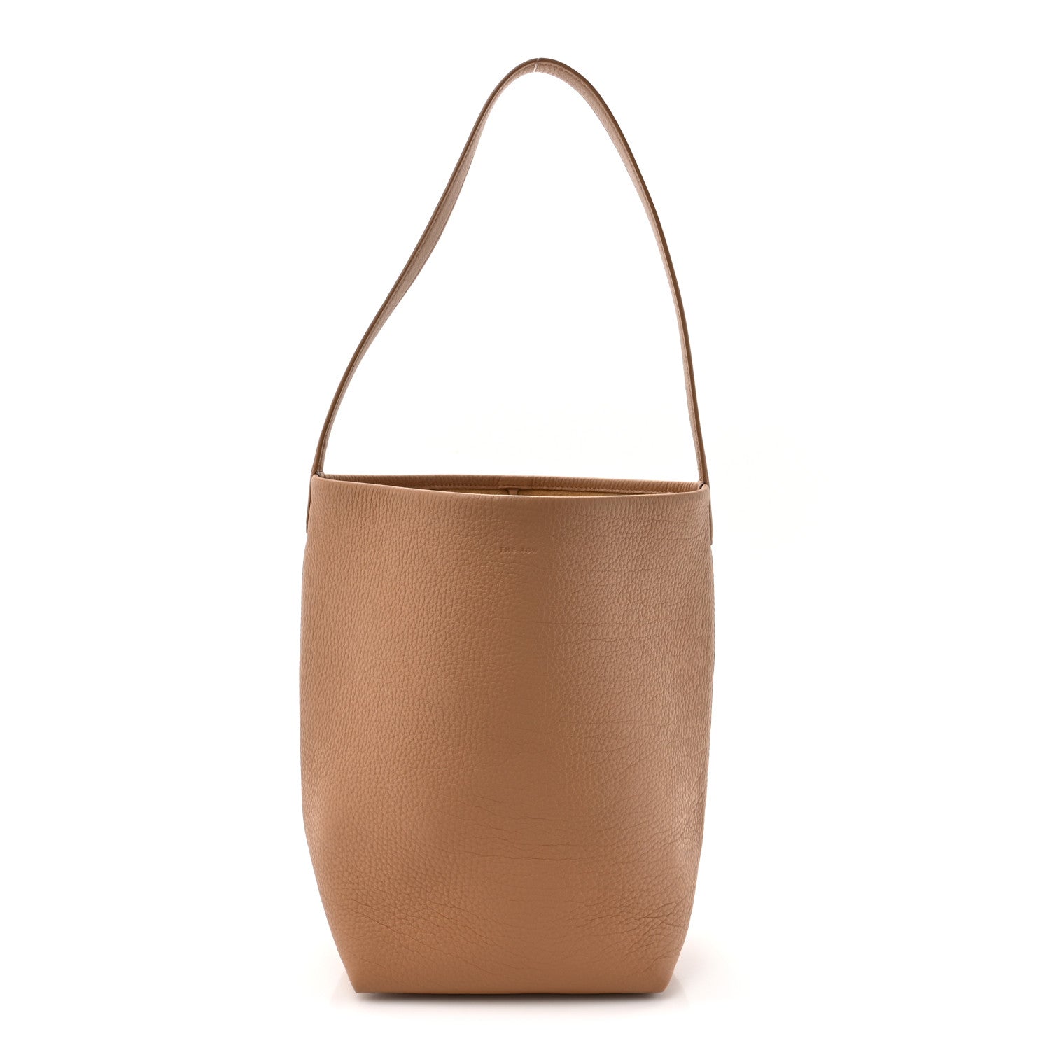 The Row Grained Calfskin Medium N/S Park Tote Cinnamon 1 of 10