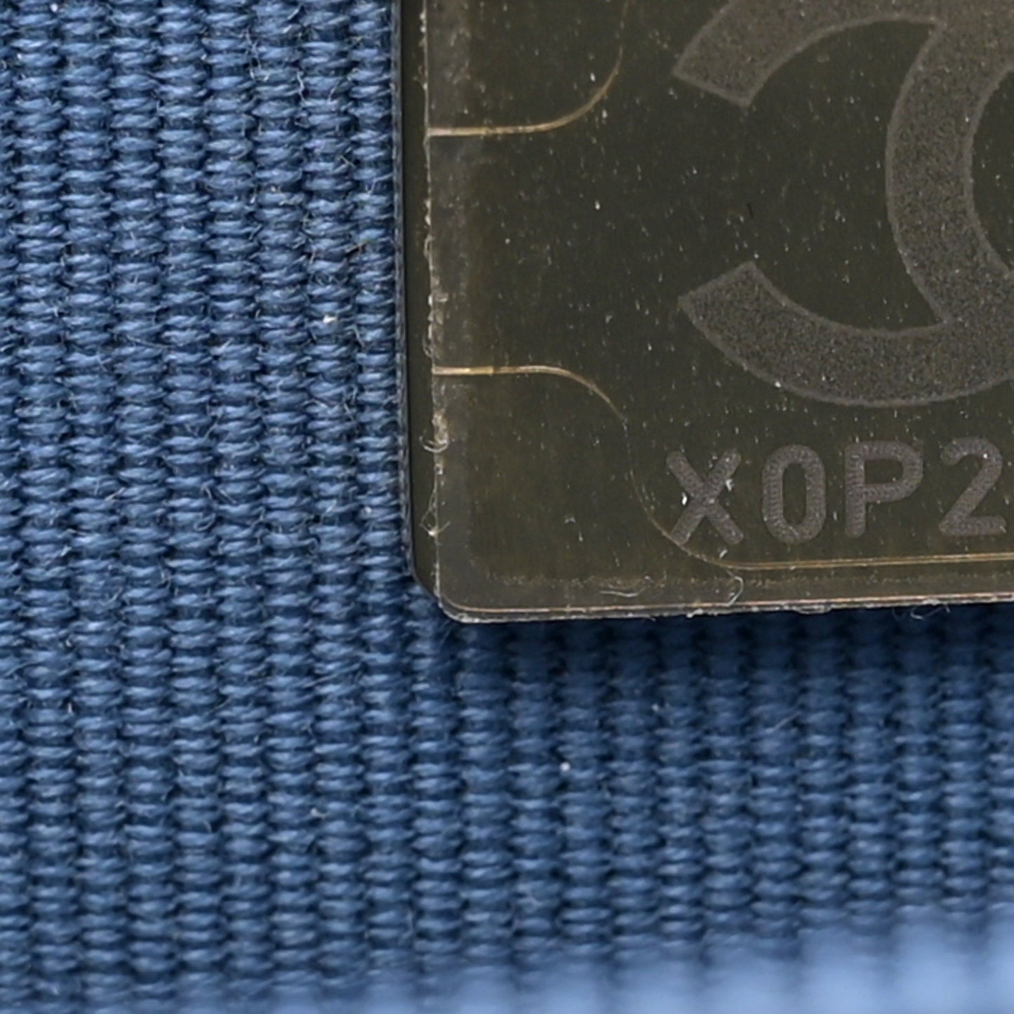 Denim Quilted Chanel 19 Wallet On Chain WOC Blue