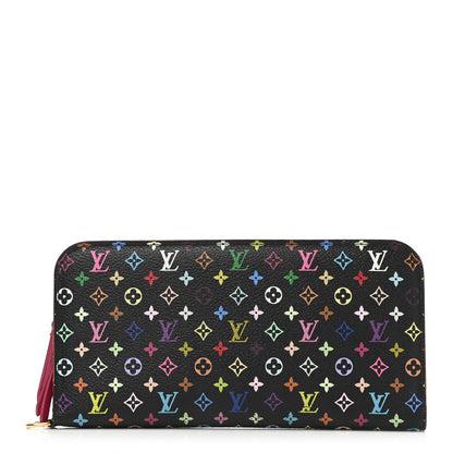 Louis Vuitton Monogram Multicolor Insolite Wallet Black Grenade 1 of 13