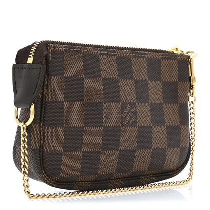 Louis Vuitton Damier Ebene Mini Pochette Accessories 3 of 10