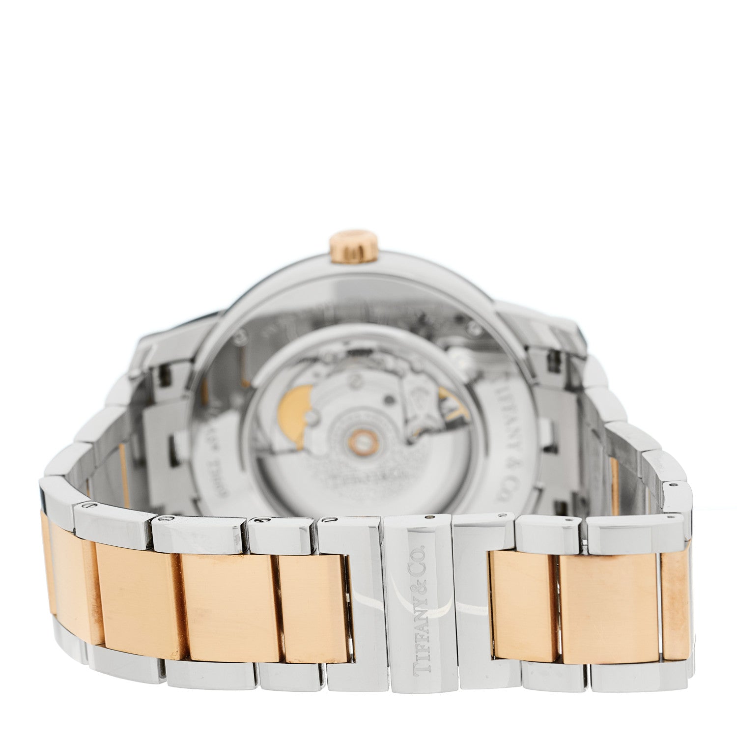 Tiffany Stainless Steel 18K Rose Gold 42mm Atlas Automatic Watch 3 of 5