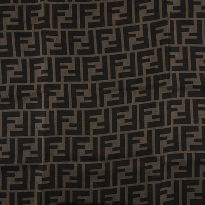 Fendi Silk FF Scarf Brown Red 2 of 3