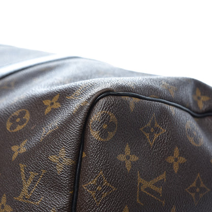 Louis Vuitton Monogram Macassar Keepall Bandouliere 45 10 of 15