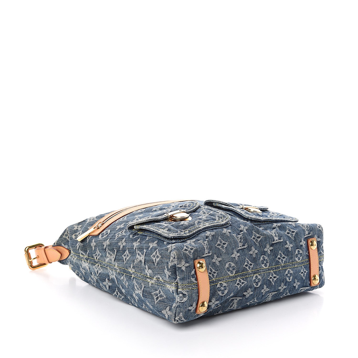 Louis Vuitton Denim Baggy GM Blue 3 of 7