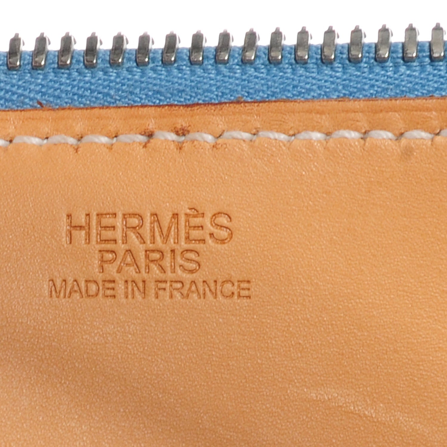 Hermes Epsom Paris Bombay 40 Blue Jean 8 of 8