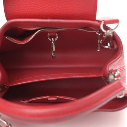 Louis Vuitton Taurillon Capucines BB Scarlet Red 4 of 14