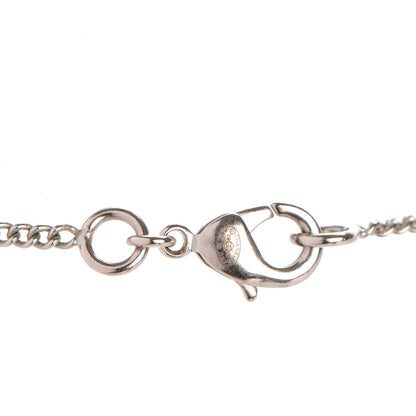 Chanel Baguette Crystal Glitter Large CC Necklace Silver 5 of 5