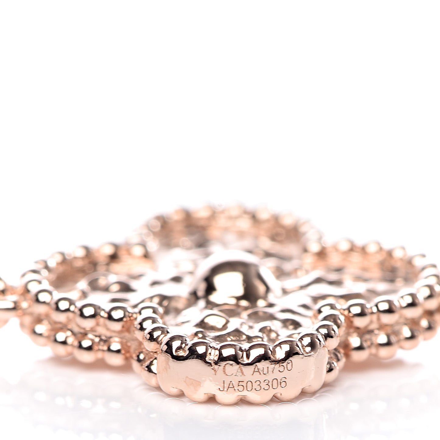 18K Rose Gold 5 Motifs Vintage Alhambra Bracelet