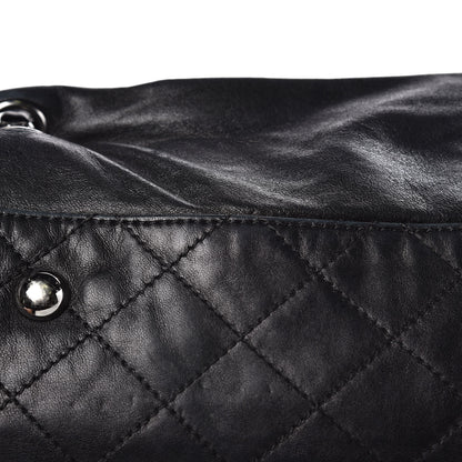 Chanel Lambskin Chain Shoulder Bag Black 9 of 26