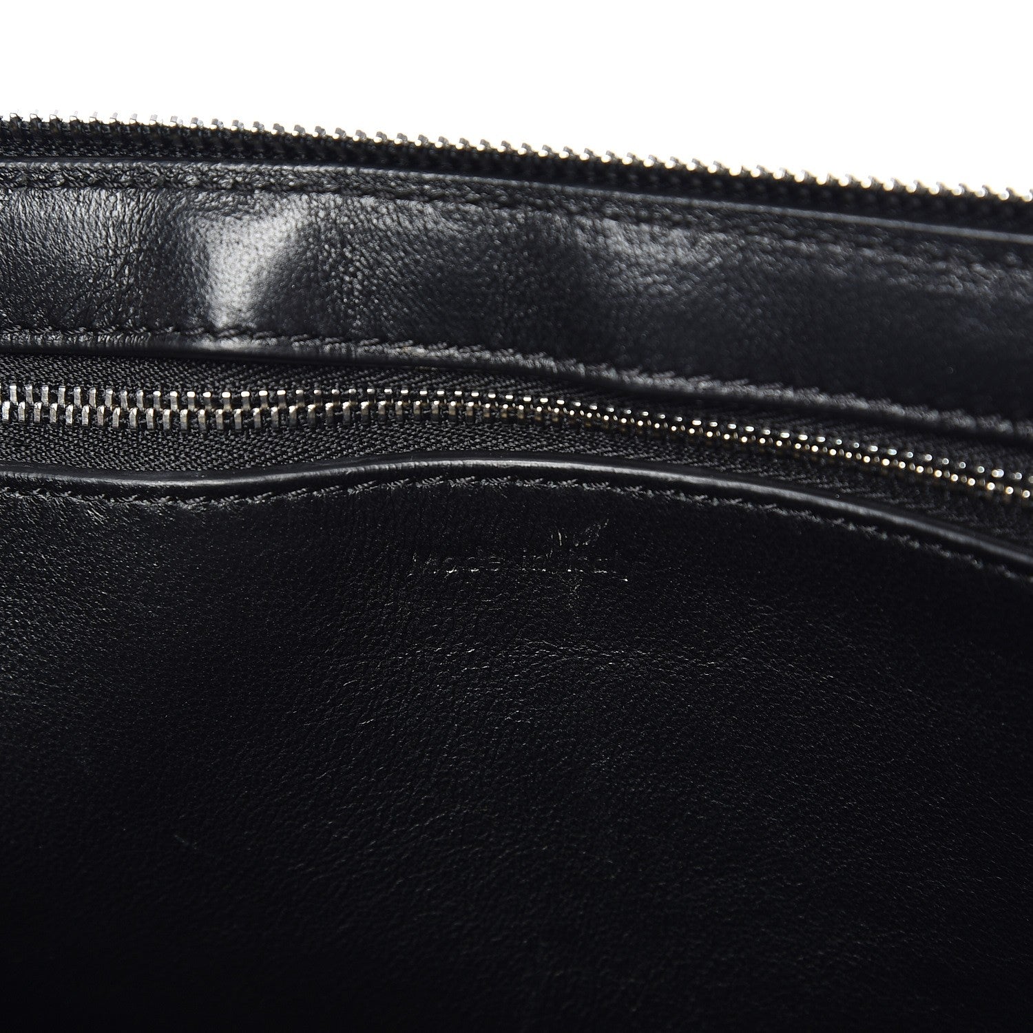 Celine Calfskin Medium Bi-Color Edge Shoulder Bag Almond 7 of 11