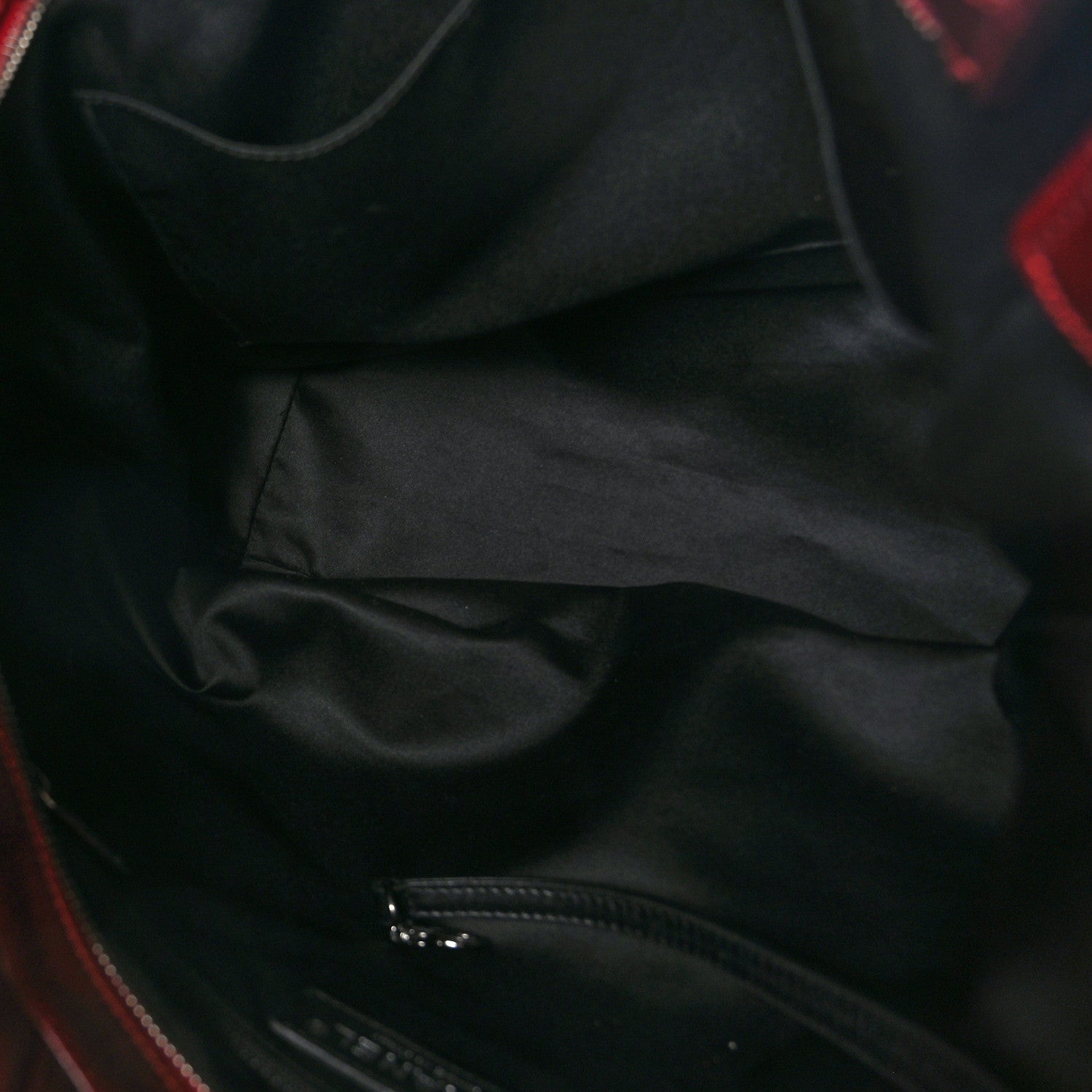 Chanel Glazed Calfskin Twisted Large Tote Red 5 of 11