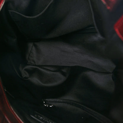 Chanel Glazed Calfskin Twisted Large Tote Red 5 of 11