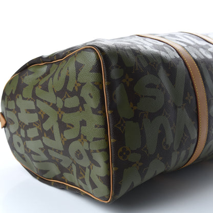 Louis Vuitton Graffiti Keepall 50 Kaki 8 of 9