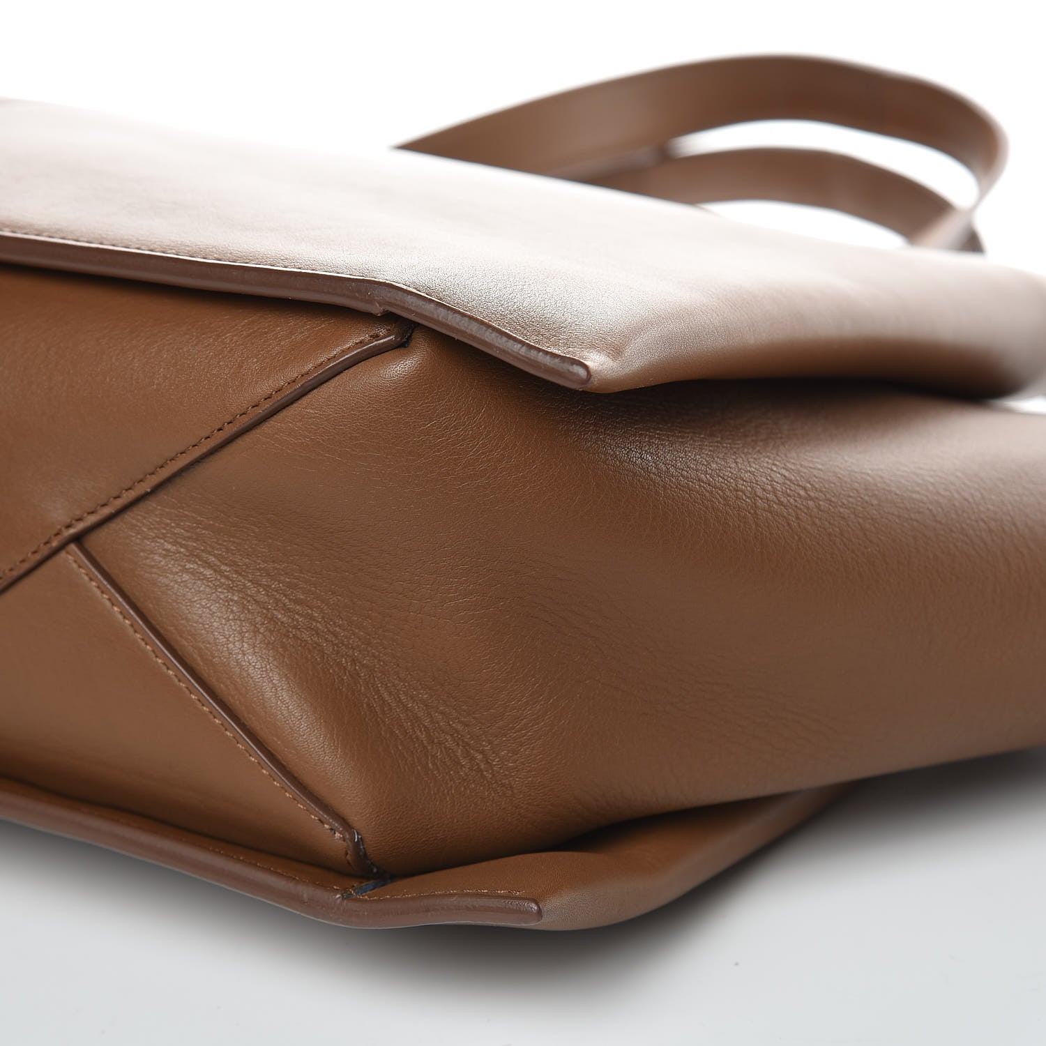Celine Calfskin Medium Tri-Fold Bag Taupe 9 of 11