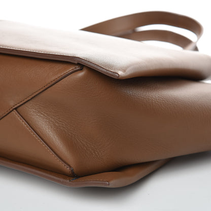 Celine Calfskin Medium Tri-Fold Bag Taupe 9 of 11