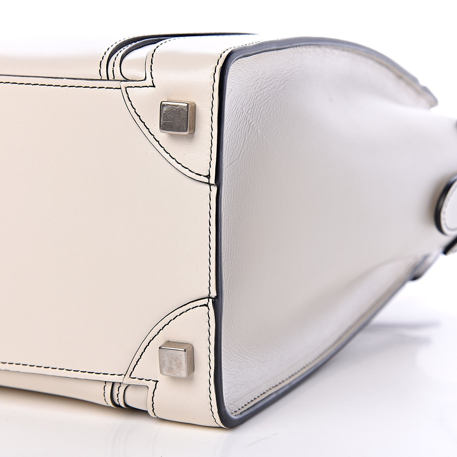 Celine Satin Calfskin Micro Debossed Luggage White 13 of 13
