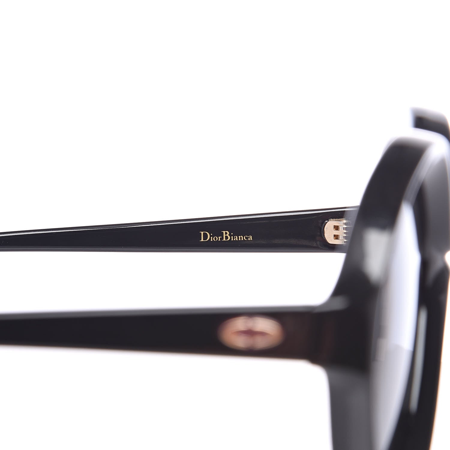 Christian Dior Acetate Bianca Sunglasses Black 5 of 9