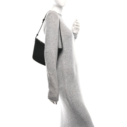 Celine Shiny Calfskin Medium Croque Bag Black 3 of 9