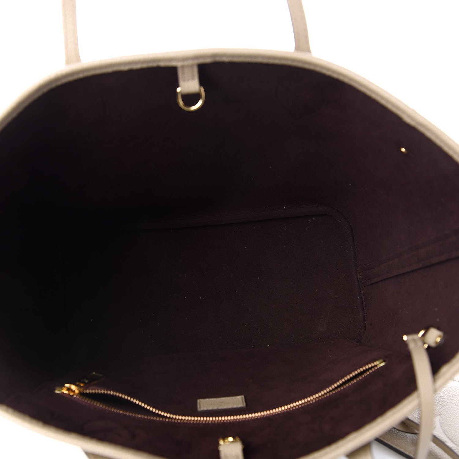 Louis Vuitton Empreinte Monogram Giant Neverfull MM Tourterelle 5 of 10