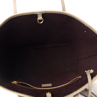 Louis Vuitton Empreinte Monogram Giant Neverfull MM Tourterelle 5 of 10