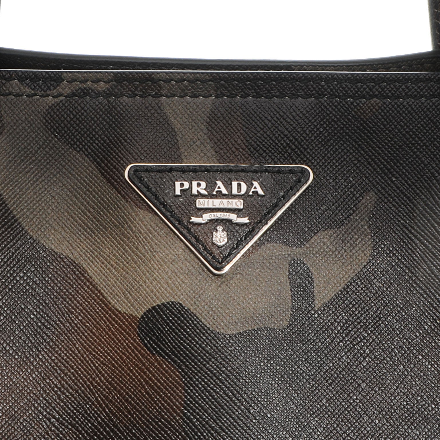 Prada Saffiano Soft Camouflage Military Tote Mimetico 3 of 10