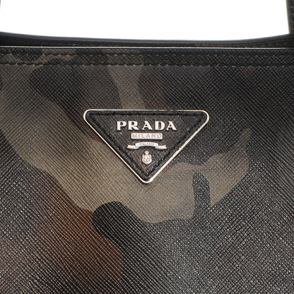 Prada Saffiano Soft Camouflage Military Tote Mimetico 3 of 10