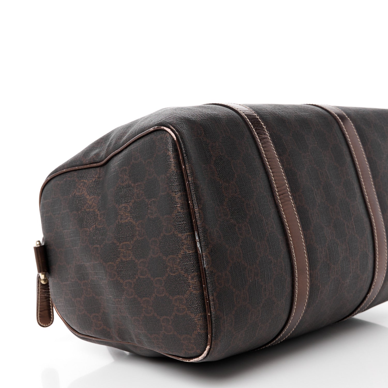 Gucci GG Supreme Monogram Medium Joy Boston Dark Brown Bronze 10 of 16
