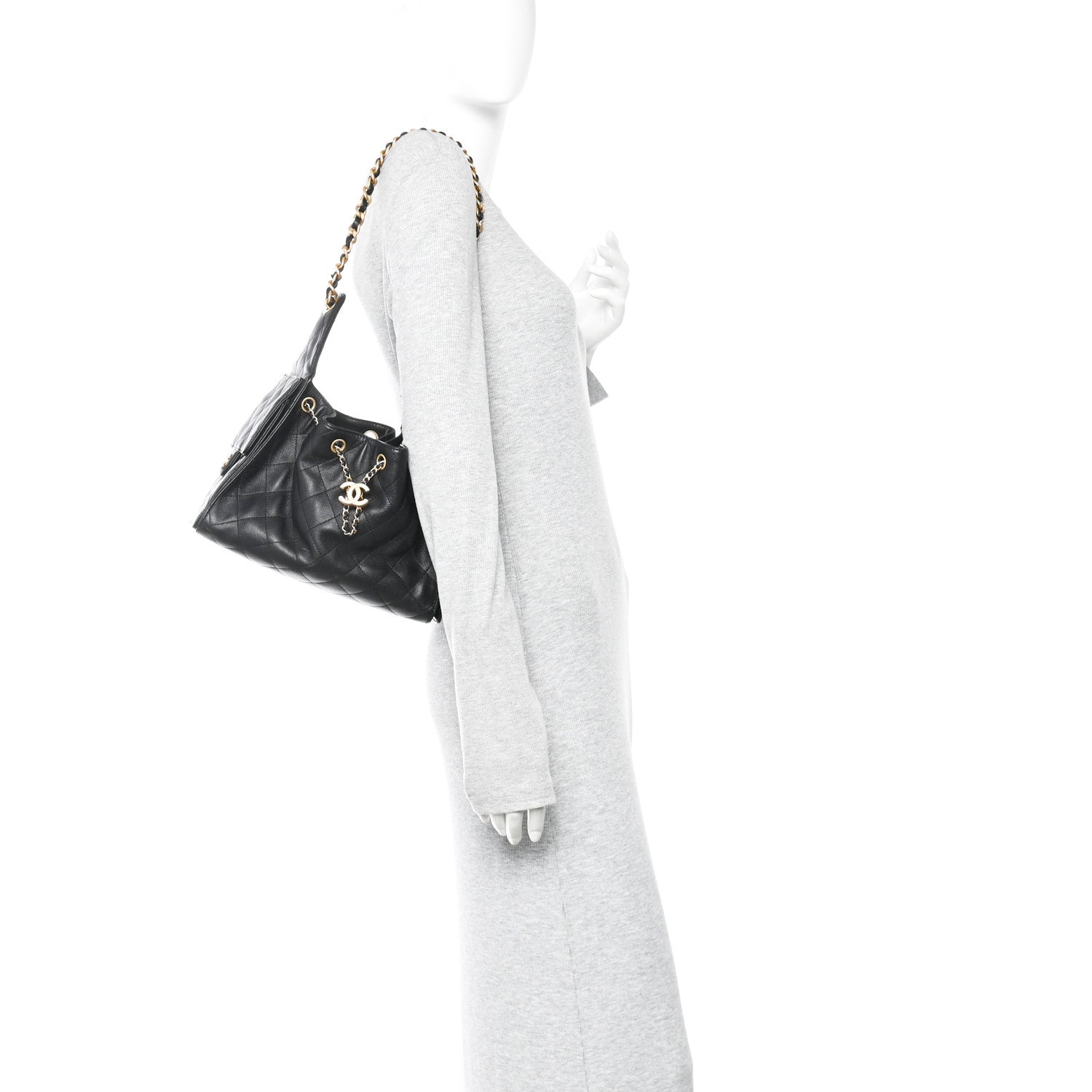 Chanel Caviar Quilted Small Chanel 25 Handbag Black 2 of 11