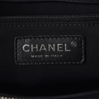 Chanel Lambskin Quilted Shopping Tote Black 6 of 7