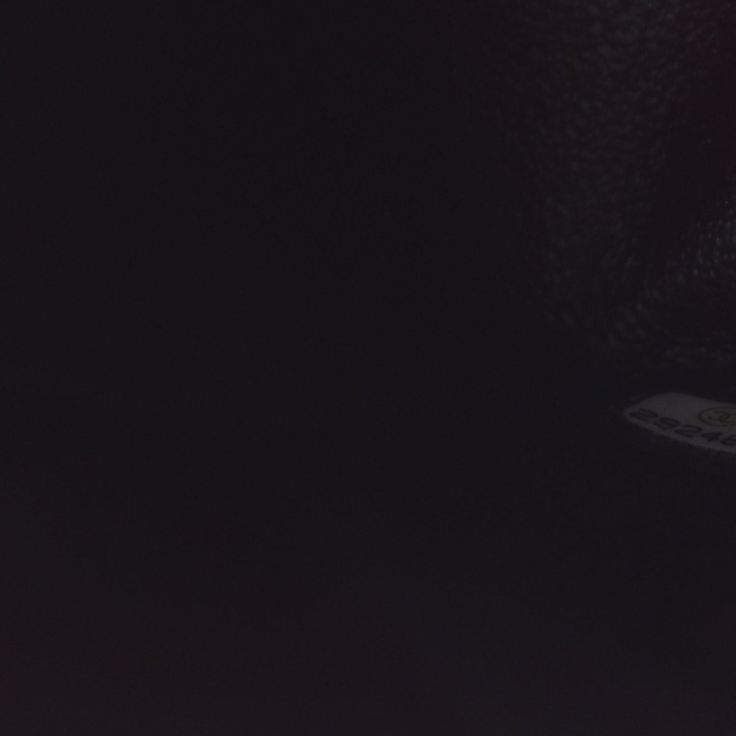 Lambskin Quilted Jumbo Double Flap Black