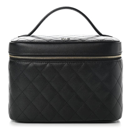 Chanel Caviar Quilted Large Vanity Pouch Black 1 of 9