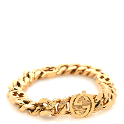Gucci Interlocking G Curb Chain Bracelet Gold 1 of 5