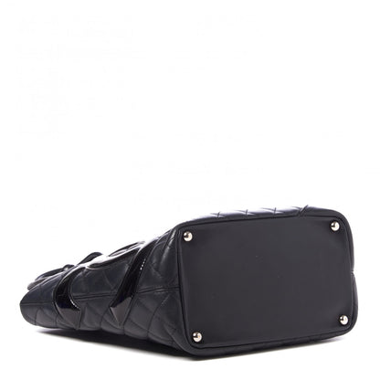 Chanel Calfskin Quilted Medium Cambon Tote Black 3 of 9