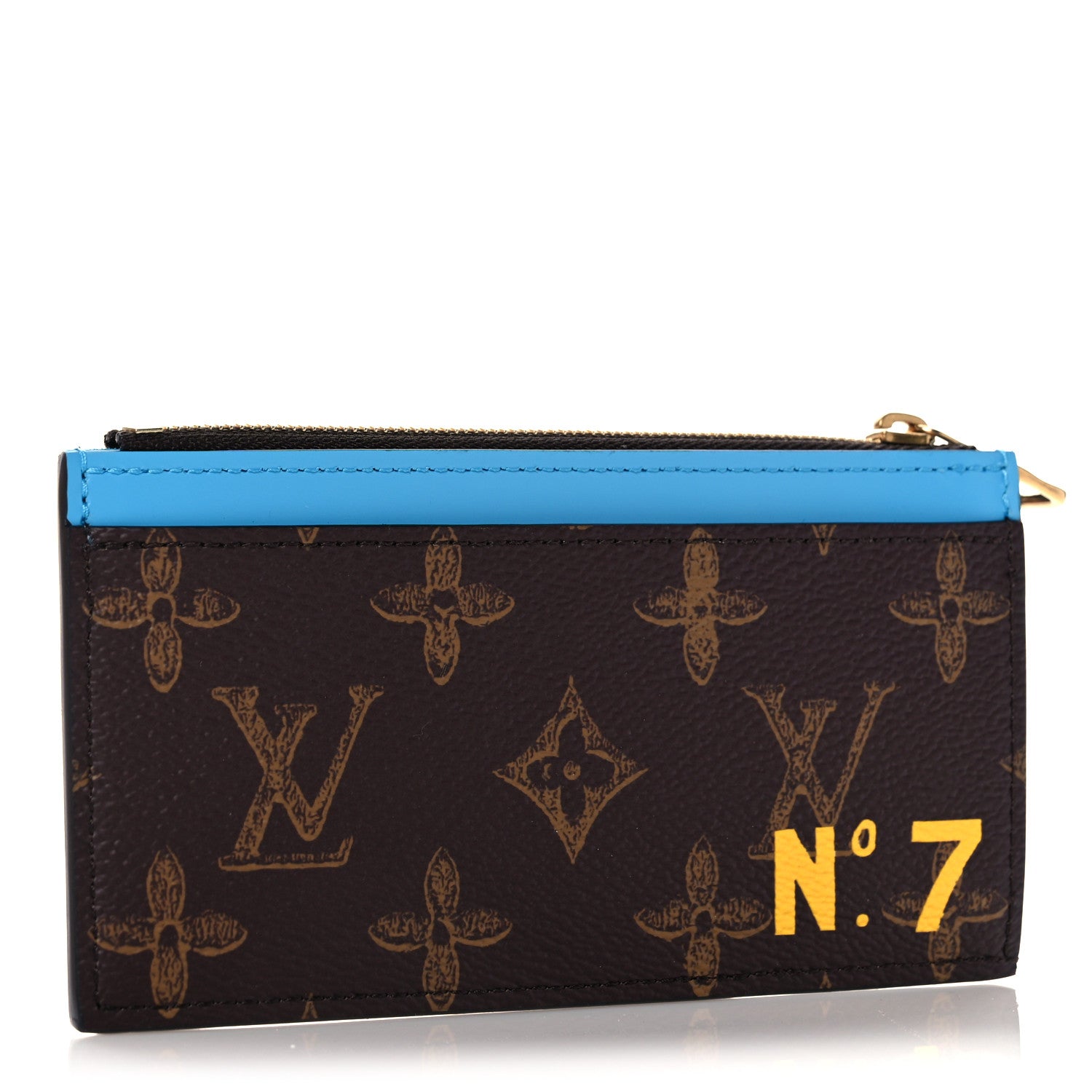 Louis Vuitton Monogram Vintage Calfskin Trunk L'œil Coin Card Holder 3 of 8