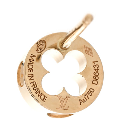 Louis Vuitton 18K Yellow Gold Empreinte Ear Studs Earrings 4 of 5