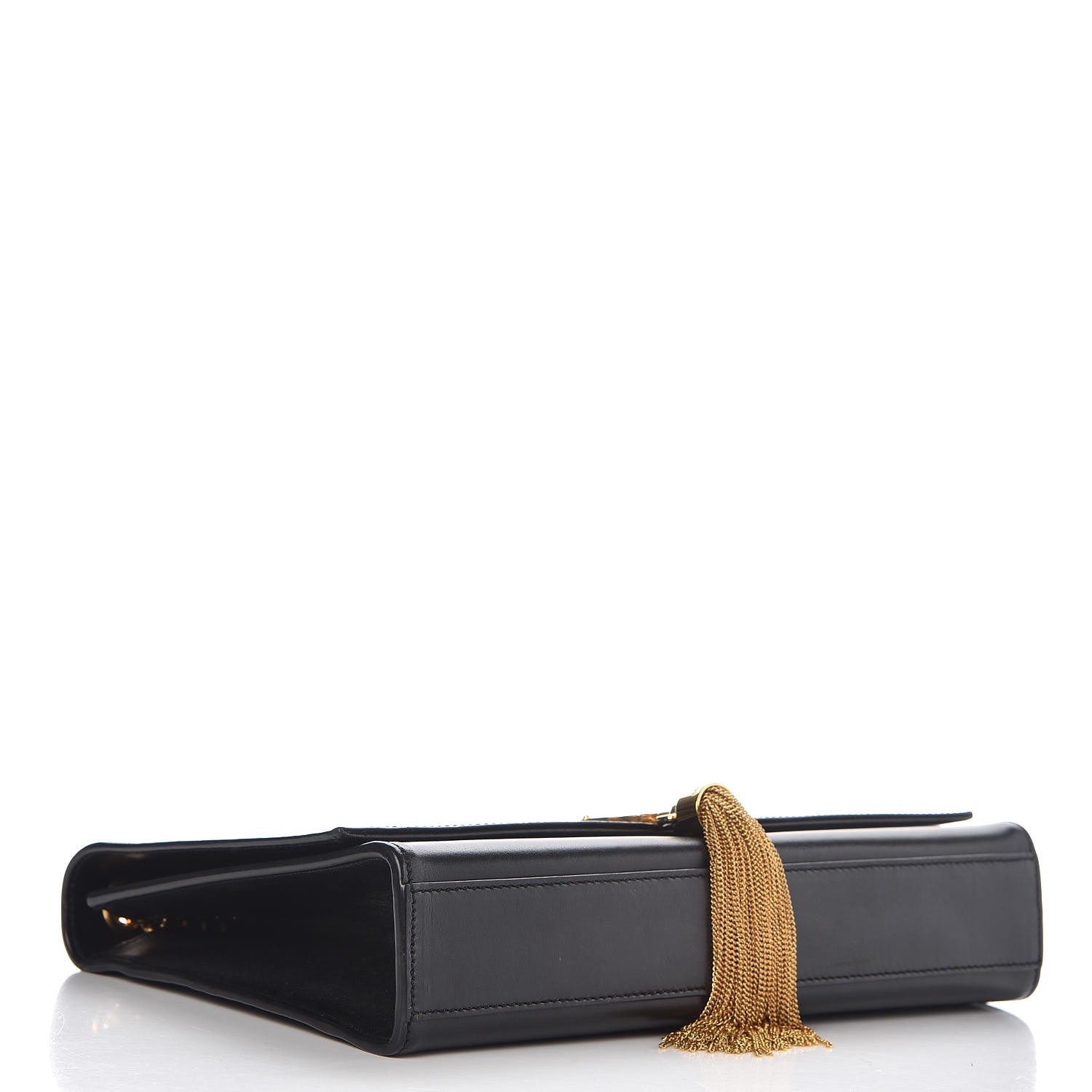 Saint Laurent Smooth Calfskin Medium Classic Monogram Kate Tassel Satchel Black 4 of 11