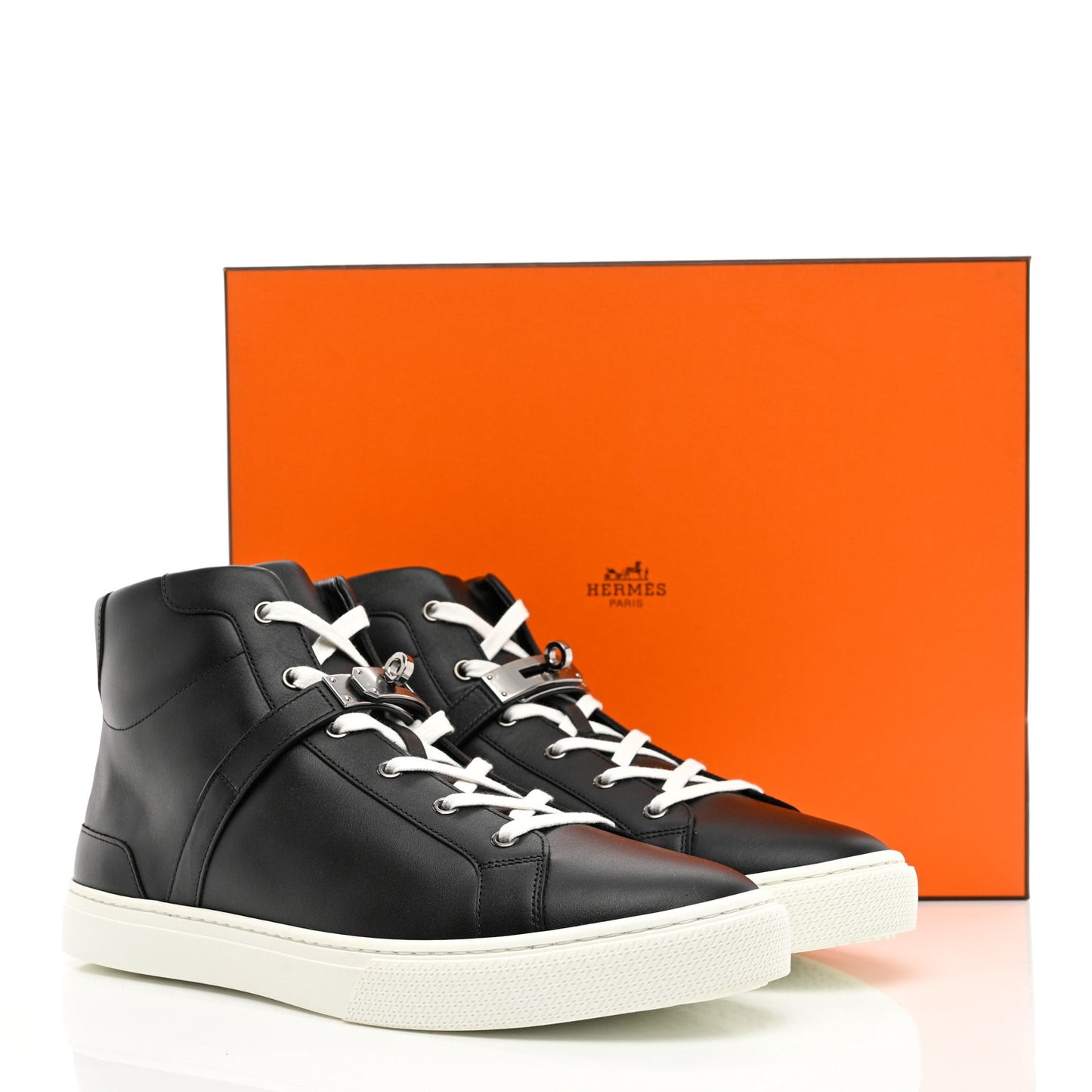 Calfskin Mens Daydream Sneakers 44 Black