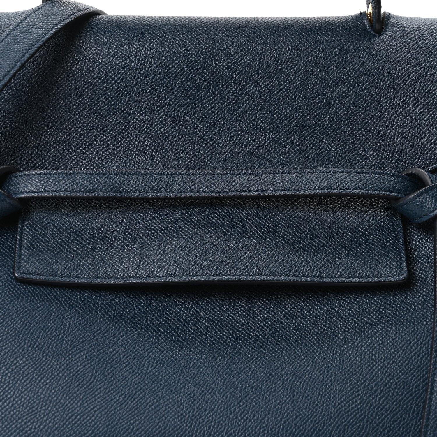 Celine Grained Calfskin Mini Belt Bag Blue 7 of 9