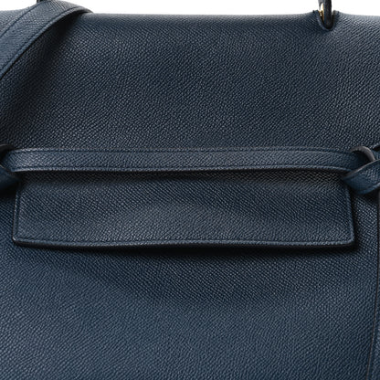 Celine Grained Calfskin Mini Belt Bag Blue 7 of 9