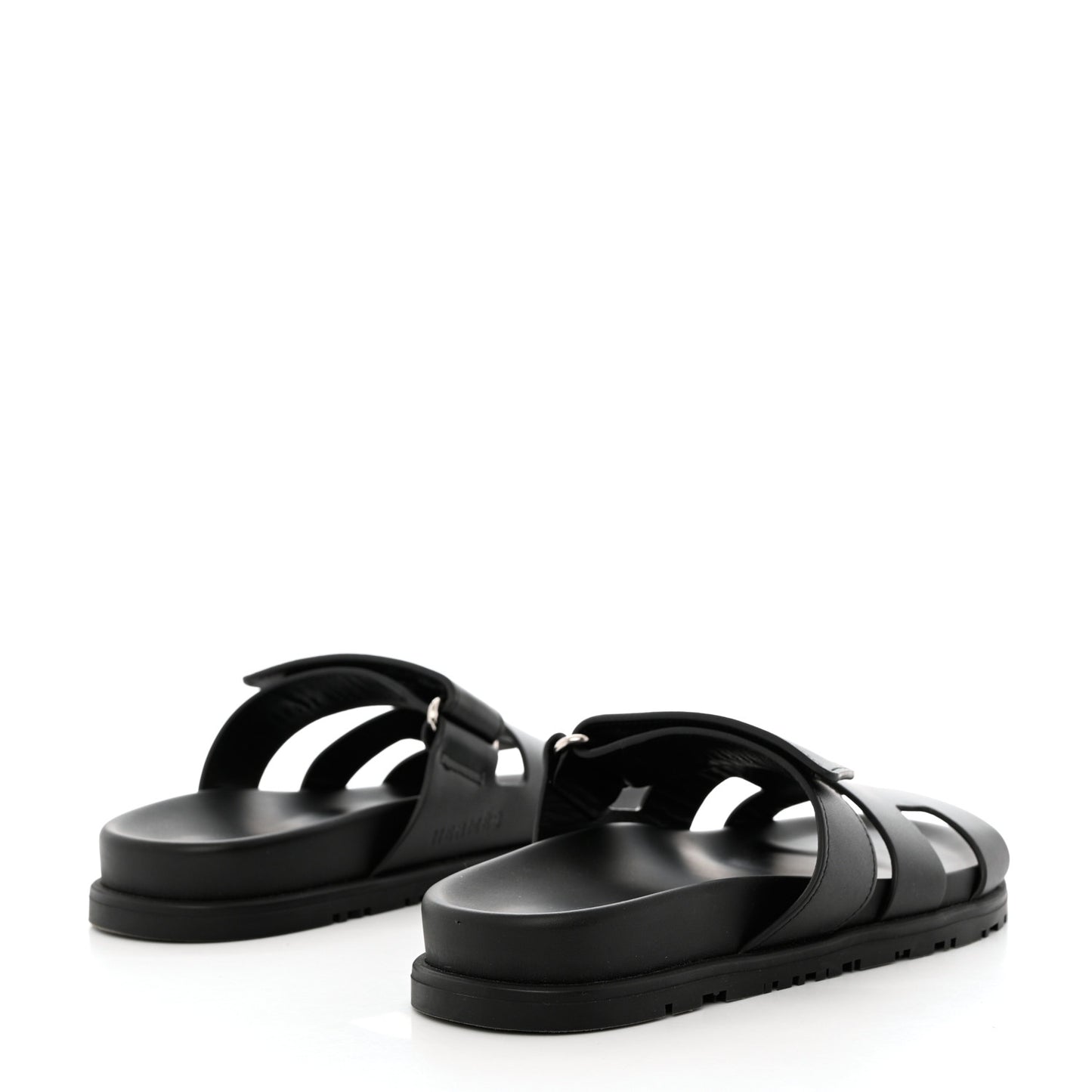 Calfskin Womens Chypre Sandals 35.5 Black